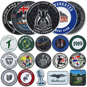 Hersteller Metalle Zinklegierung Druckguss Benutzerdefinierte Spielmarken Pokerchips Ehren-Herausforderungsmünze Gedenk-Schiedsrichterwurfmünze - Product Image 1