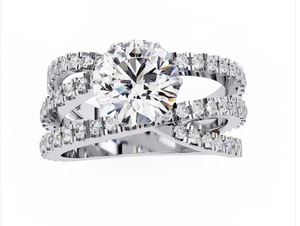 Anillo de Diamantes de Alta Demanda con Fina Artesanía para Mujeres, Ideal para Aniversarios de Boda y Regalos, Disponible en Grandes Cantidades - Product Image 2