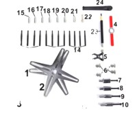 Outil d'alignement d'embrayage universel Outil spécial SST Démontage de l'embrayage à réglage automatique (SAC) pour BMW VW Audi Ford Benz Renault