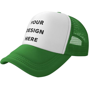 Casquette de baseball avec logo personnalisé Casquette de camionneur réglable en maille Snapback pour unisexe - Product Image 1