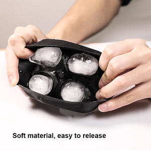 4 Sâu Răng <span class=keywords><strong>Fancy</strong></span> Skeleton <span class=keywords><strong>Ice</strong></span> Ball Maker Khuôn Linh Hoạt 3D Silicon <span class=keywords><strong>Ice</strong></span> <span class=keywords><strong>Cube</strong></span> Khuôn Cranium Cho Whisky - Product Image 5
