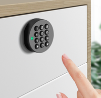 Serrure de meuble électronique sans clé, sans fil, à code numérique PIN, sécurisée, intelligente, avec carte RFID, matériel de verrouillage