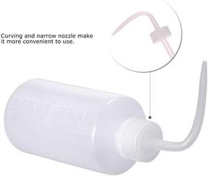 Bouteilles de lavage, bouteilles de sécurité, outils d'arrosage, bouteilles en plastique économiques à presser avec étiquettes graduées à col étroit - Product Image 3