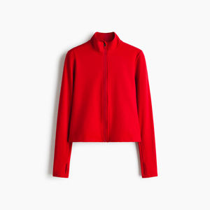 Veste zippée athlétique d'hiver pour femmes, respirante, séchage rapide, fitness, gym, course à pied, yoga, entraînement, vêtements de sport légers, doublure en laine - Product Image 2