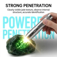 DUNFBIRD JY36XD Lampe torche UV 395NM pour la détection de contrefaçons de pierres précieuses et l'inspection de la fluorescence du jade, destinée aux acheteurs de bijoux