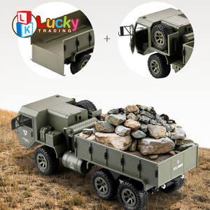 Camión juguetes Wifi <span class=keywords><strong>escala</strong></span> completa 2,4G 6X6 Radio Control modelo militar ejército vehículo 1:12 Coche - Product Image 4