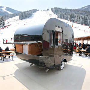 Mobile Kitchen Fully Equipped Beverage Trailer Hot Dog Vending Carts Churro Cart Caravan Street Shop Food Van Trailer - Product Image 4