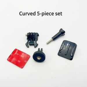 อุปกรณ์เสริมกล้องแอคชั่นหมวกกันน็อคฐานเหนียวพร้อมชุดอะแดปเตอร์1/4สำหรับ X4 Insta360 goprp HERO 13 - Product Image 5