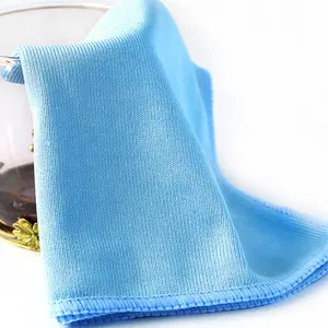 Multifunctional Use Weft Knitting Microfiber Lens Glass Cleaning Cloths