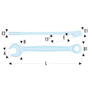 Facom-ประแจ440.32แบบรวมเมตริกประแจ3148517681835 - Product Image 2