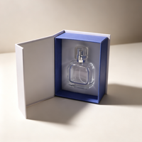 Boîte cadeau de luxe pour flacon de parfum avec logo personnalisé, fermeture magnétique, boîte en papier rigide pour flacon de parfum en verre vide