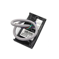 Lecteur de cartes d'accès étanche IP65 ZKT KR201 125kHz/13.56MHz EM/MF Carte intelligente Wiegand26/34 Lecteur de porte Portée de lecture 3-15cm