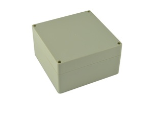 Caja de Control Impermeable de Plástico ABS para Dispositivos Electrónicos de Exterior IP65, Color Gris Claro, Marca - Product Image 1