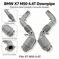 Auto-Tuning Auspuffkrümmer Downpipe für BMW X7 M50I 4.4T 2019-2022 N63 Motor Ohne Motorfehleranzeige Auspuffrohre