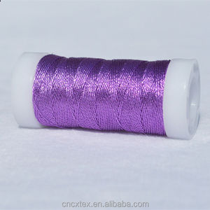 G & S Series Changxu Beautiful Shinny Color Metallic Twisted Embroidery Thread pour DIY Cross Stitch <span class=keywords><strong>3</strong></span> 6 9 12 15 Strands - Product Image 2