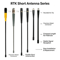 Antenne GNSS RTK courte, accessoire d'instrument de topographie, haute précision, pour levés topographiques et ingénierie en extérieur