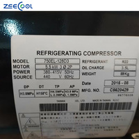 HITACHI 750EL-128D3 1000EL-160D3 1200EL-180D3 Compresseur horizontal à défilement 7HP 10HP 12HP pour système de climatisation central