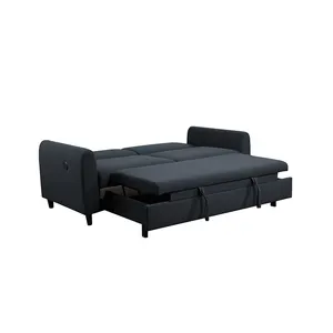 Factory Custom Home furniture living room sofas foldable sofa 3 seater sofa cum bad