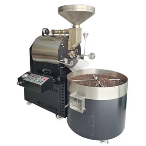 Torréfacteur de grains de café manuel résistant de 12kg 15kg/machine de torréfaction de café d'industrie tostadora de cafe gaz avec la certification de la CE