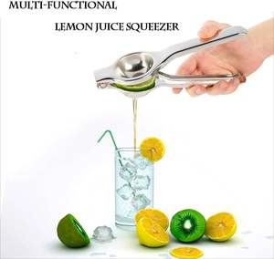 Prensa Manual de Limones de Acero Inoxidable 304 Cromado, Pinza para Limones Multifuncional, para Frutas y Naranjas, de Alta Calidad, para el Hogar y Barbacoa - Product Image 3