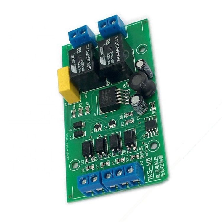 30A 12V 24V DC Motor Controller Relais Bord Vorwärts Rückwärts Control