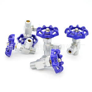 Vannes à aiguille en laiton à compression simple, vente en gros d'usine, R1/4-6, angle de 90 degrés, produit de haute qualité - Product Image 4