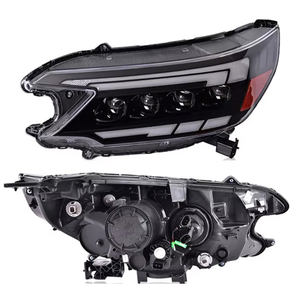 Faro Led con 4 lentes para Honda <span class=keywords><strong>CRV</strong></span> <span class=keywords><strong>2012</strong></span> 2013 2014, faro delantero de señal de giro, montaje de Faro de proyector - Product Image 5
