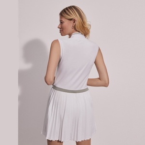 Vestido de Tenis y Pickleball Transpirable para Mujer, con Pantalones Cortos Plisados, Sin Mangas, Diseño con Cierre, para Playa y Entrenamiento, Personalizable con Nombre de Equipo, OEM - Product Image 2