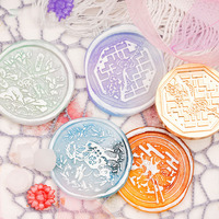 Sceau de cire de haute qualité de la série des 24 termes solaires, motif Début du Printemps, culture traditionnelle chinoise