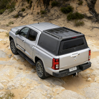Couverture de benne rigide rétractable en aluminium imperméable pour Toyota Vigo Double Cabine & Capote & Couvre-benne & Topper de camion