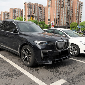 Amp-Z Bmw X7 G07 Early M Sport 2019-2022 Front <b>Lip</b> <b>Splitter</b> Body Kit Matte Piano Black Carbon Fiber Texture - Product Image 1