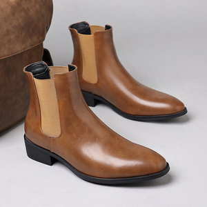 Bottines Chukka Chaussures de luxe pour hommes Chaussures habillées de haute qualité Design de chaussures pour hommes Bottines - Product Image 5