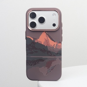 เคสโทรศัพท์หรูหราบางเฉียบลายคาร์บอนไฟเบอร์แบบแม่เหล็กสำหรับ iPhone 18 14 15 16 17 Pro Max รองรับการชาร์จไร้สาย ป้องกันแรงกระแทก ฝาหลังแข็ง - Product Image 1