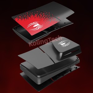 Nouvelle arrivée : Plaque frontale séparée pour la nouvelle PS5 Slim Disc, plaques anti-rayures, coque de remplacement pour PS5 Slim <span class=keywords><strong>Spiderman</strong></span> - Product Image 2