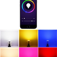 Foco LED Inteligente WIFI G10 Tuya de 5W, Regulable, con Control Remoto, Cuerpo de Aluminio, Control por Voz con Alexa y Google, Alimentación CA, CRI