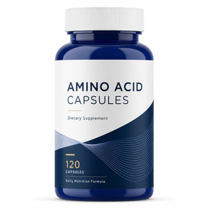 Capsules personnalisées d'acides aminés chélatés avec BCAA pour le soutien immunitaire et la gestion de l'énergie-Marque OEM/ODM - Product Image 1