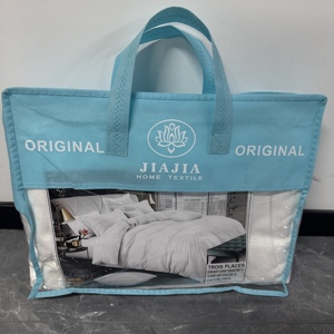 Set Lenzuola Bianche in Cotone per <span class=keywords><strong>Hotel</strong></span>, 3 Posti, 4 Pezzi: 2 Lenzuola Piane e 2 Federe - Product Image 2