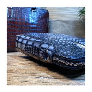 패션 스타일 최고 등급 이국적인 정품 악어 가죽 서류 가방 - Product Image 6