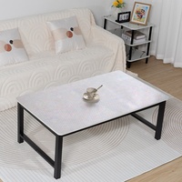 Nappe de table de mariage RNPT en PVC, motif floral intégral, finition irisée, résistante à l'huile, rectangulaire, en vinyle, pour hôtel et banquet