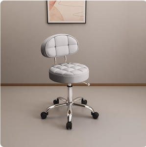 Chaise de Salon/Spa/Barbier Pivotante à Roulettes en Acier Inoxydable, Réglable en Hauteur – Vente Chaude Direct Usine - Product Image 3