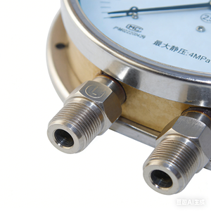 Manomètre différentiel à double aiguille NT-DG de haute qualité pour la mesure, avec raccordement inférieur, de fabrication experte - Product Image 5