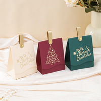 Sacs de luxe personnalisés imprimés, debout, pour collations, chocolat, desserts, cadeaux de Noël