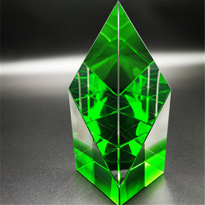 Trophée personnalisé en cristal fantaisie, tasse de <span class=keywords><strong>musique</strong></span> gravée, verre irrégulier clair, trophée pour Plaques d'affaires - Product Image 2