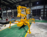 Mini nacelle élévatrice compacte à chenilles bon marché pour le travail des arbres Ascenseur télescopique de 10 ~ 18m Ateliers de réparation de machines à usage domestique avec ce