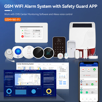 Nuevo Sistema de Alarma Antirrobo Inalámbrico WIFI GSM 4G para Automatización del Hogar Inteligente 2025 con Software de Centro de Monitoreo Kooyii
