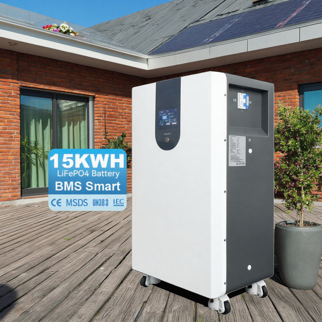 51.2V LiFePO4 Lithium Battery 280Ah 200Ah 15kWh 15kW for 16s 48V Stackable Hybrid Grid Solar Home Energy Storage