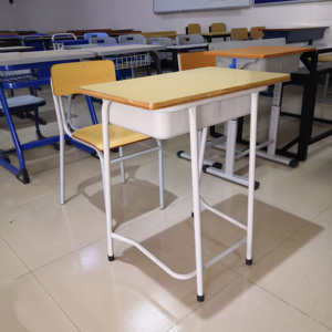 Conjunto de Escritorio y Silla Escolar Económico, Muebles Ergonómicos para Aula con Tablero de Contrachapado para Primaria y <span class=keywords><strong>Secundaria</strong></span> - Product Image 3