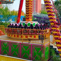 Manège à grande pendule de fête foraine 110 °   Manège de parc d'attractions à rotation, balançoire extérieure à sensations fortes, à vendre