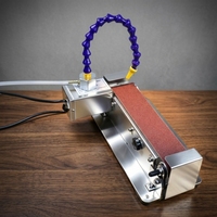 Affûteur de couteaux électrique automatique en acier inoxydable de qualité professionnelle avec fonction d'affûtage par courroie