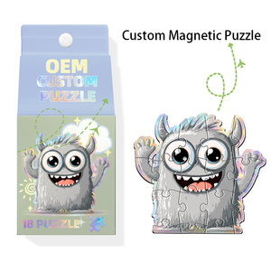 Puzzles magnétiques personnalisés avec boîte spéciale <span class=keywords><strong>Puzzle</strong></span> <span class=keywords><strong>personnalisé</strong></span> pour cadeau Fabricant de puzzles magnétiques personnalisés Jeu de <span class=keywords><strong>puzzle</strong></span> magnétique - Product Image 3